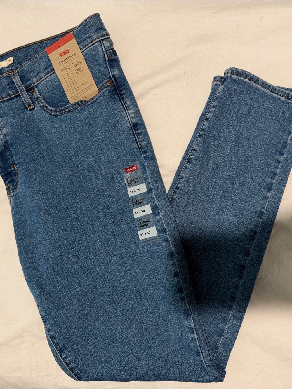 Levi's Medium Blue Straight Leg Jeans